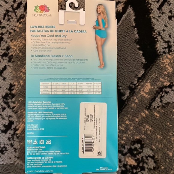 Fruit of the Loom Low-Rise Briefs Box 6, Size 6 NEW - Picture 2 of 5